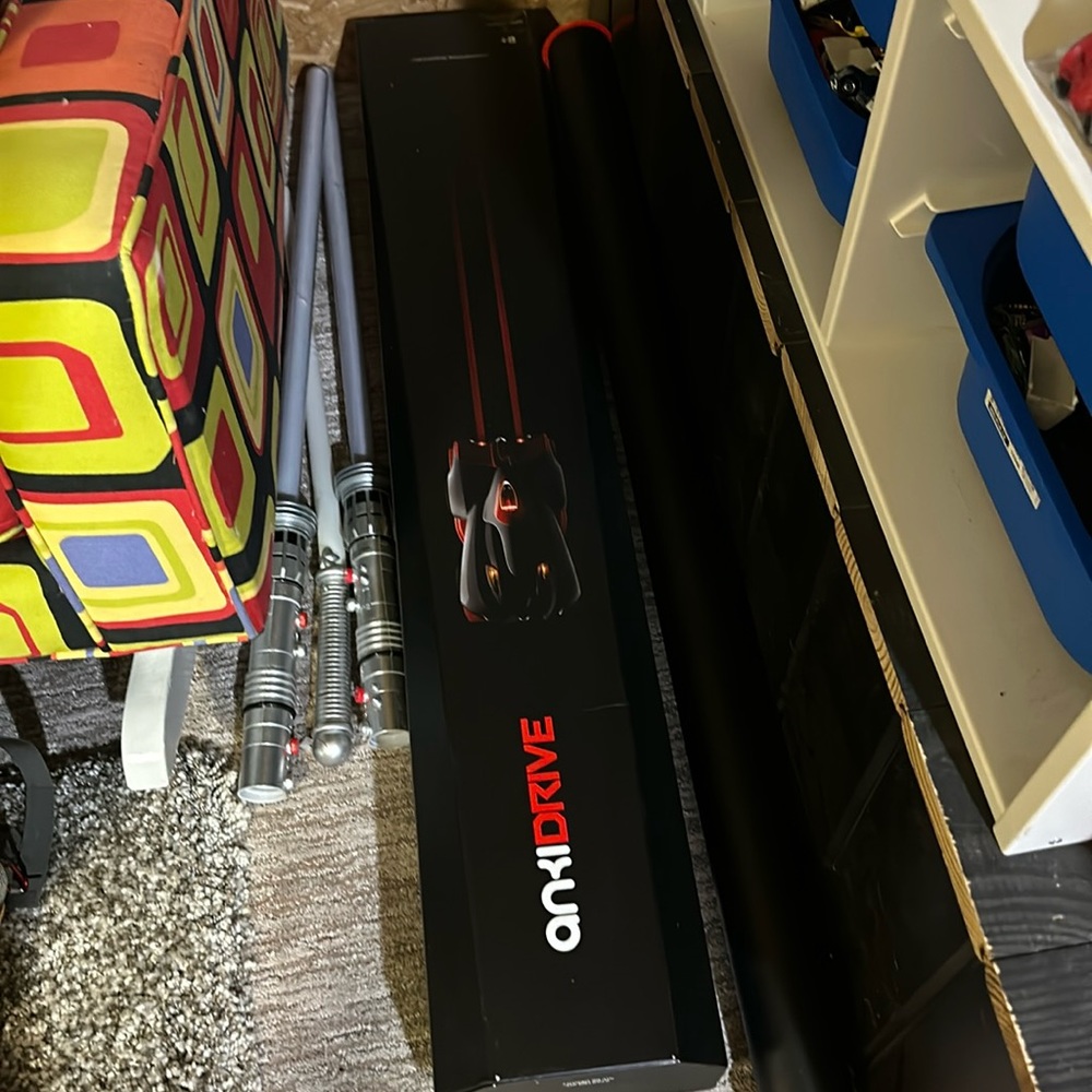 Anki drive track and 5 cars, 3 chargers and 3 chips